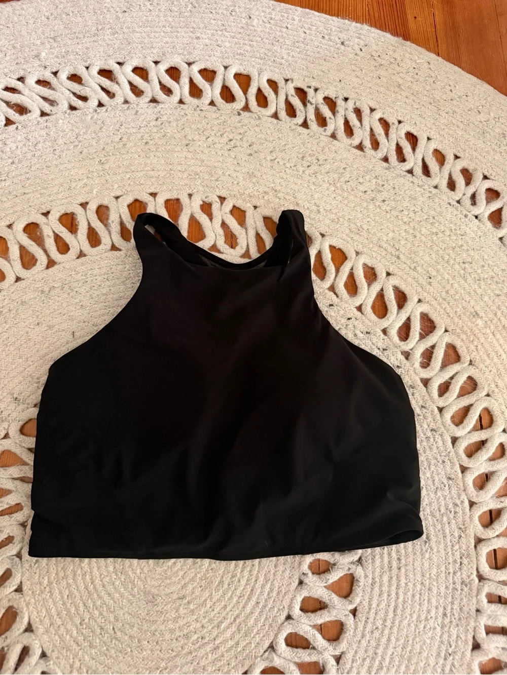 lululemon athletica Black Racerback Sports Bra
